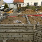 Canalisations Maison Neuve en Parpaings - Penestin - Morbihan 56